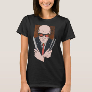 Camiseta Griling Hitman CHURRASCO Funny