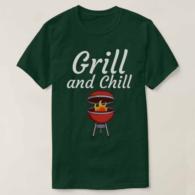 Camiseta Grill e Chill (Frente do Design)