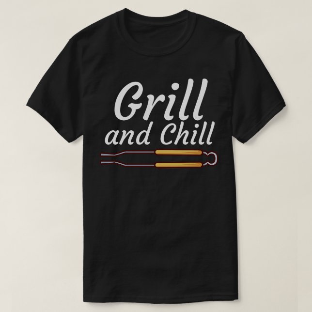 Camiseta Grill e Chill 1 (Frente do Design)