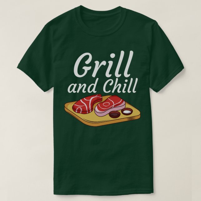 Camiseta Grill e Chill 2 (Frente do Design)