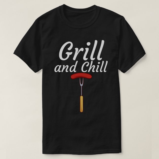 Camiseta Grill e Chill 3 (Frente do Design)