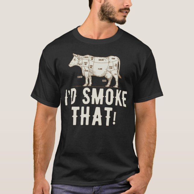 Camiseta Grill, eu fumaria isso! (Frente)