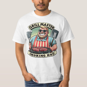 Camiseta Grill Master Pai Cookout do Dia do Pai