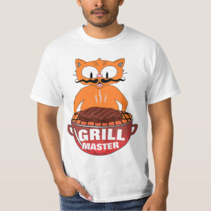 Camiseta GRILL MASTER Señor Gato™ Grilling CHURRASCO