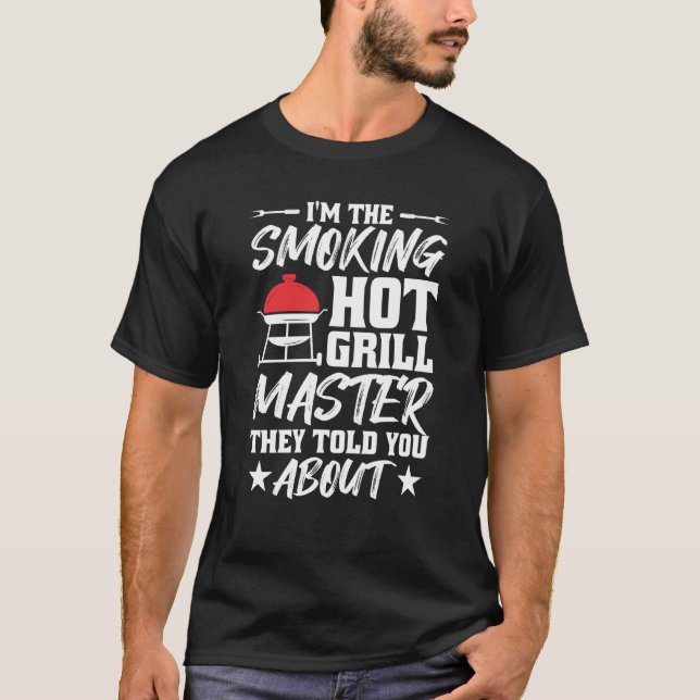 Camiseta Grill Smoking Master Griling Barbecue (Frente)