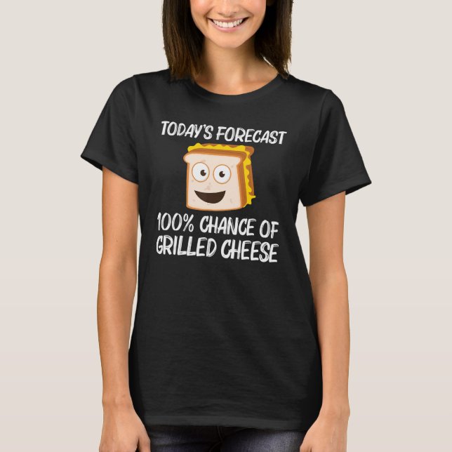 Camiseta Grilled Cheese   Designs Men Women Grilling Foodie (Frente)