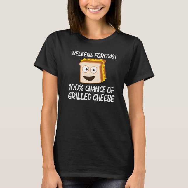 Camiseta Grilled Cheese  Designs Men Women Grilling Foodie (Frente)