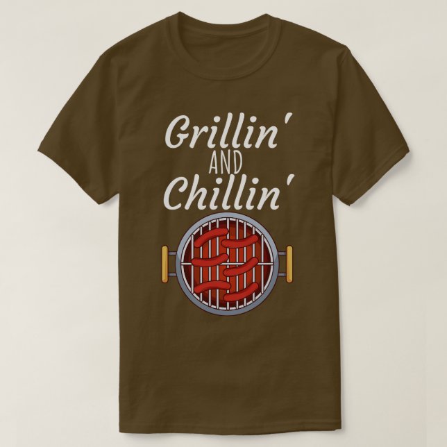 Camiseta Grillin e (Frente do Design)