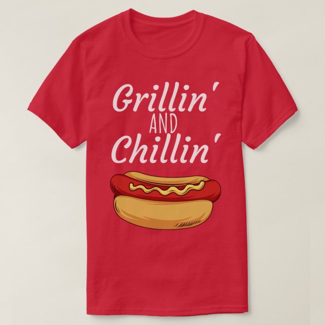 Camiseta Grillin e 1 (Frente do Design)