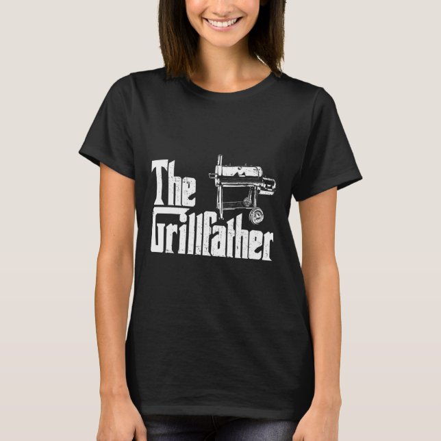 Camiseta Grilling Smoker And Grill Chef Grillfather Grilled (Frente)