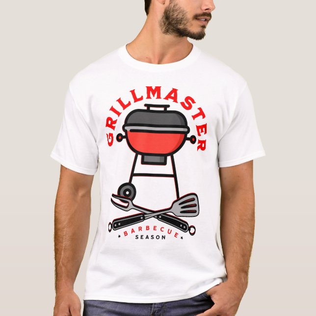 Camiseta Grillmaster, Barbecue Season (Frente)
