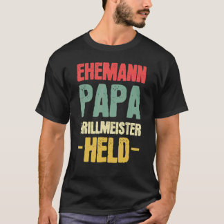 Camiseta Grillmeister Meld Padre Pai Husband