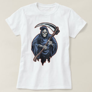 Camiseta Grim Reaper com Scythe