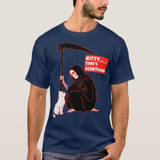 Camiseta Grim Reaper E Cat