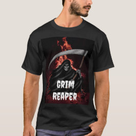 Camiseta "Grim Reaper Fire Inferno Halloween Degie