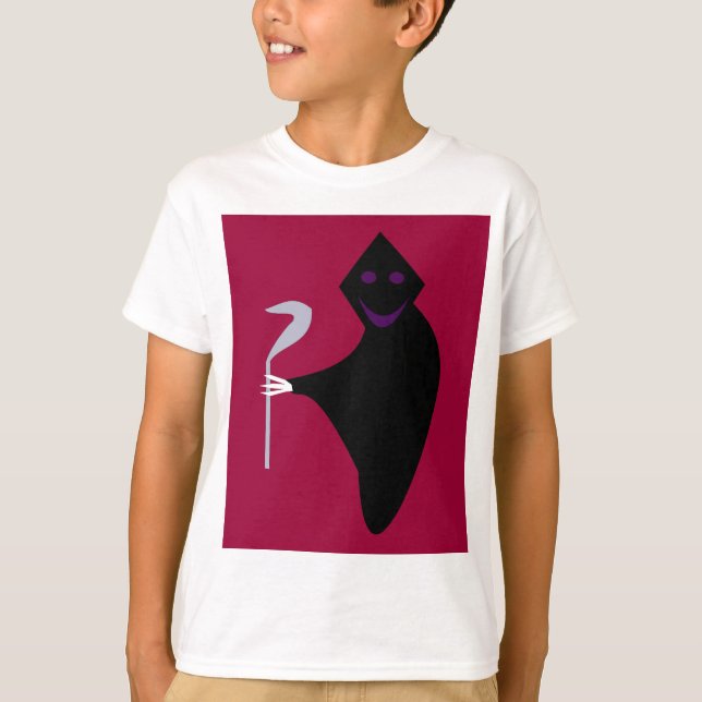Camiseta Grim Reaper Halloween Kids T Shirt (Frente)
