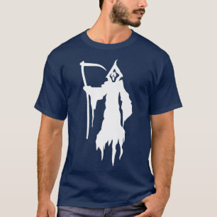 Camiseta Grim Reaper Halloween Trendy Aestética 3230