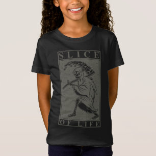Camiseta Grim Reaper Pizza Scythe Slice Da Vida