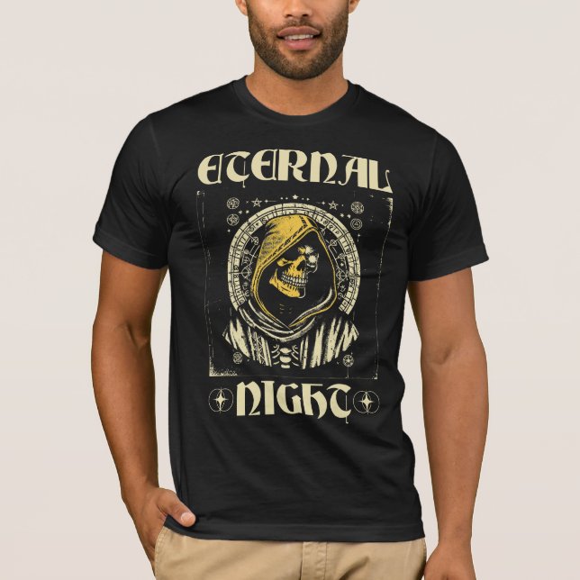 Camiseta Grim Reaper's Light - Noite Eterna (Frente)