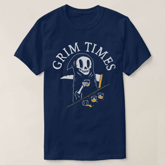 Camiseta Grim Times (Frente do Design)