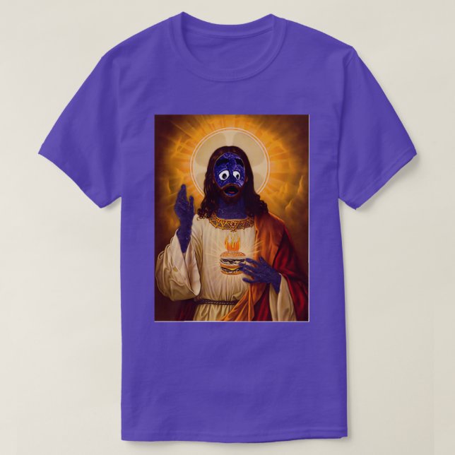Camiseta Grimace Jesus (Frente do Design)