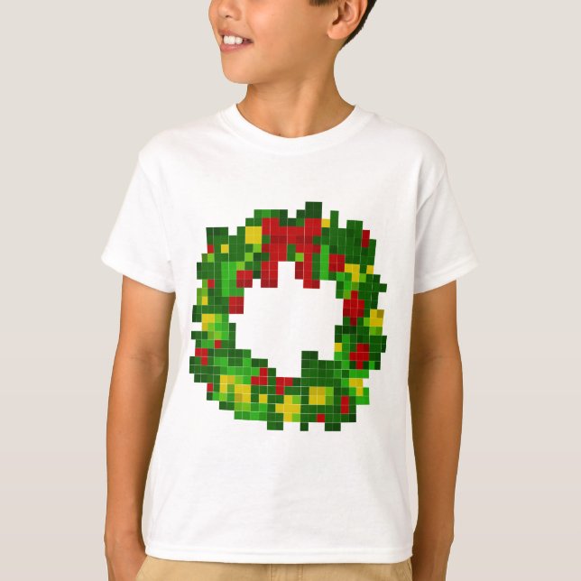 Camiseta Grinalda do pixel (Frente)
