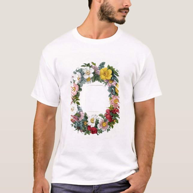 Camiseta Grinalda dos rosas, Frontispiece para 'rosas de (Frente)