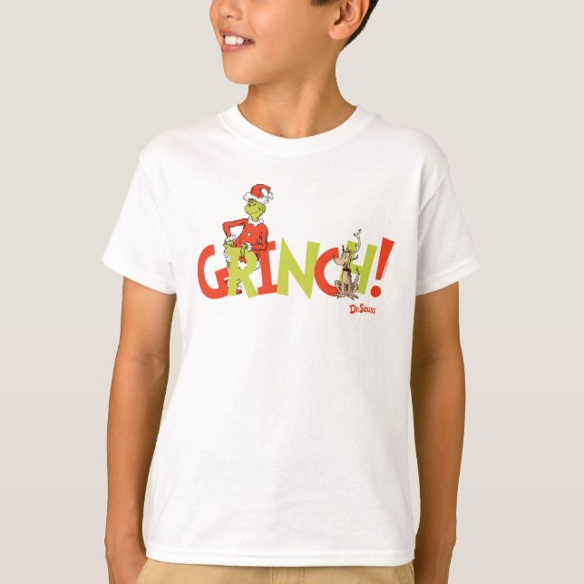 Camiseta Grinch! Character Logo Graphic (Frente)
