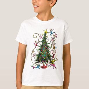 Camiseta Grinch Clássico Árvore de Natal