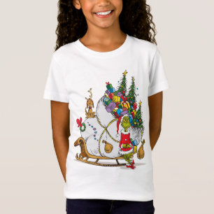 Camiseta Grinch Clássico Grinch & Max com Trenó