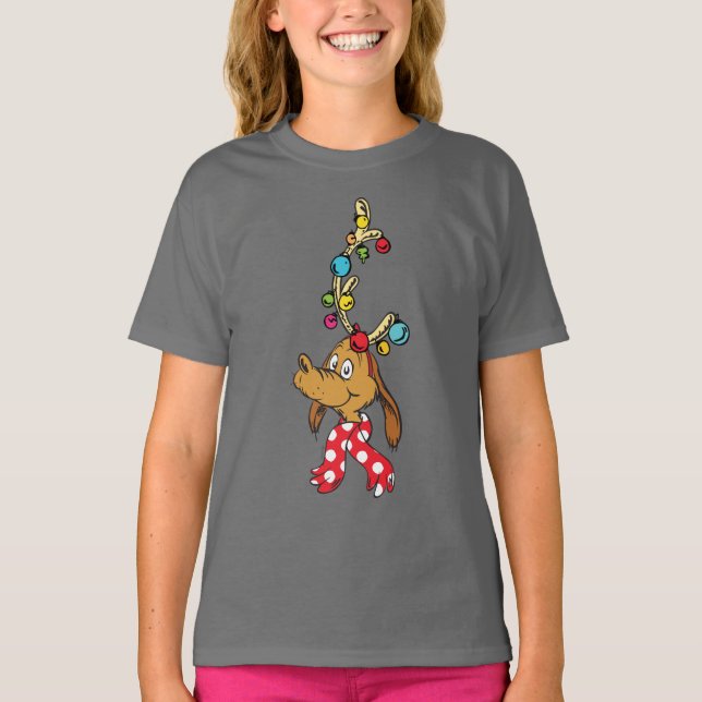 Camiseta Grinch Clássico | Max - Feliz Natal (Frente)
