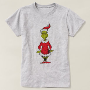 Camiseta Grinch Clássico   Papai Noel
