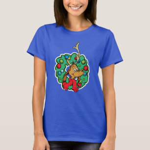 Camiseta Grinch   Coroa de Natal do Max