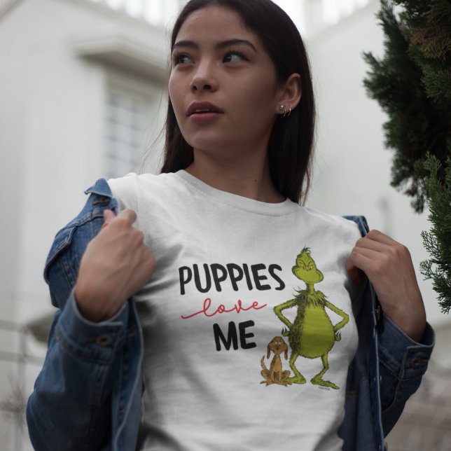 Camiseta Grinch e Max | Cachorrinhos Me Amam (Criador carregado)