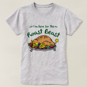 Camiseta Grinch   Estou Aqui pelo Feriado da Carne Assada