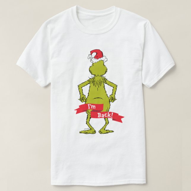 Camiseta Grinch | Estou de Volta (Frente do Design)