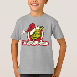 Camiseta Grinch Eu Estou Sempre na Estação