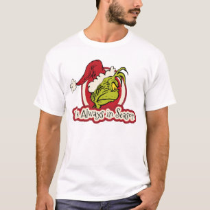Camiseta Grinch Eu Estou Sempre na Estação