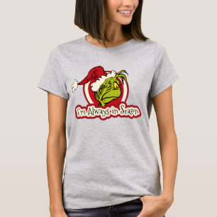 Camiseta Grinch Eu Estou Sempre na Estação