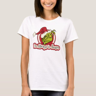 Camiseta Grinch Eu Estou Sempre na Estação