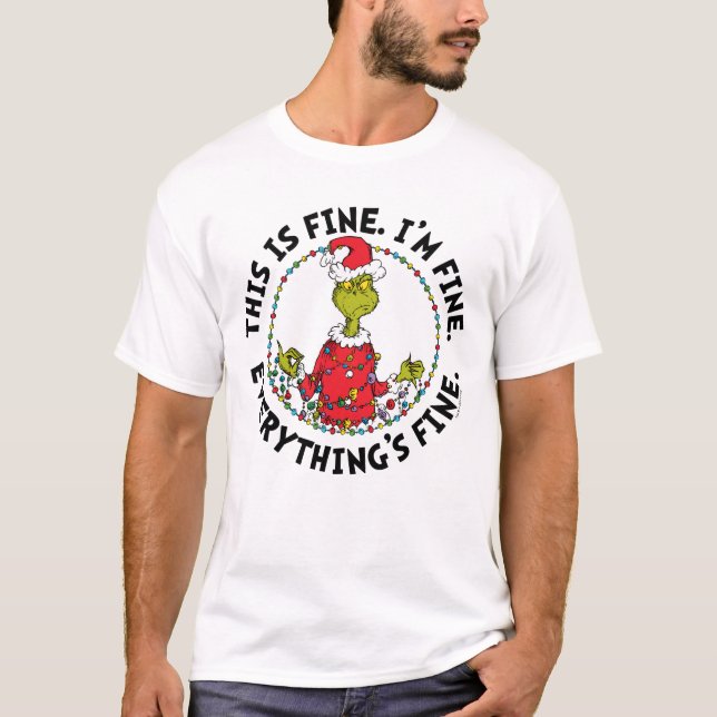 Camiseta Grinch | Everything's Fine (Frente)