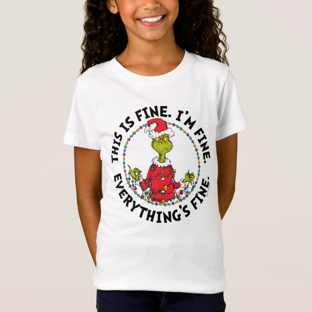 Camiseta Grinch | Everything's Fine (Frente)