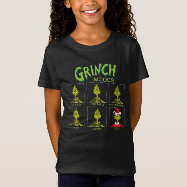 Camiseta Grinch | Gráfico de Humores Edição de Natal (Frente)
