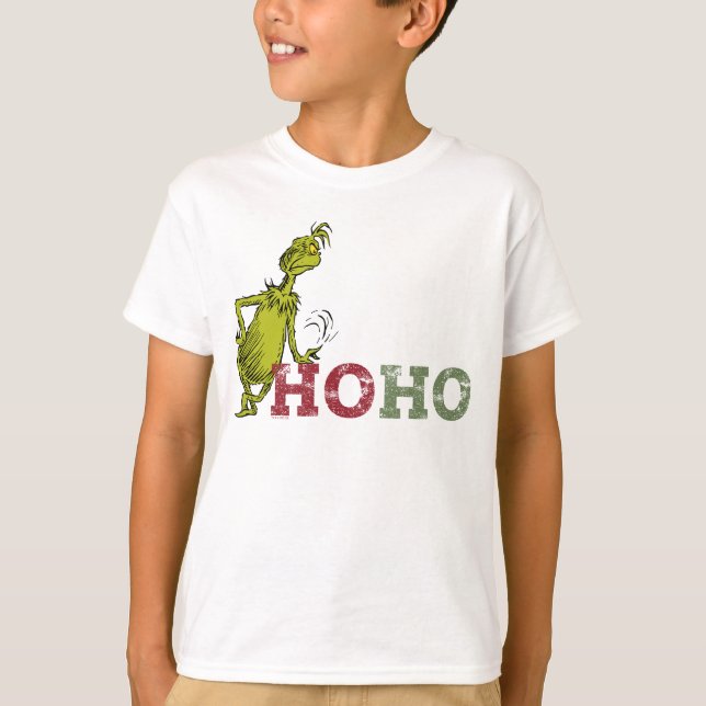 Camiseta Grinch | Ho Ho Ho (Frente)