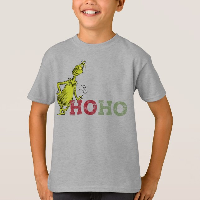 Camiseta Grinch | Ho Ho Ho (Frente)