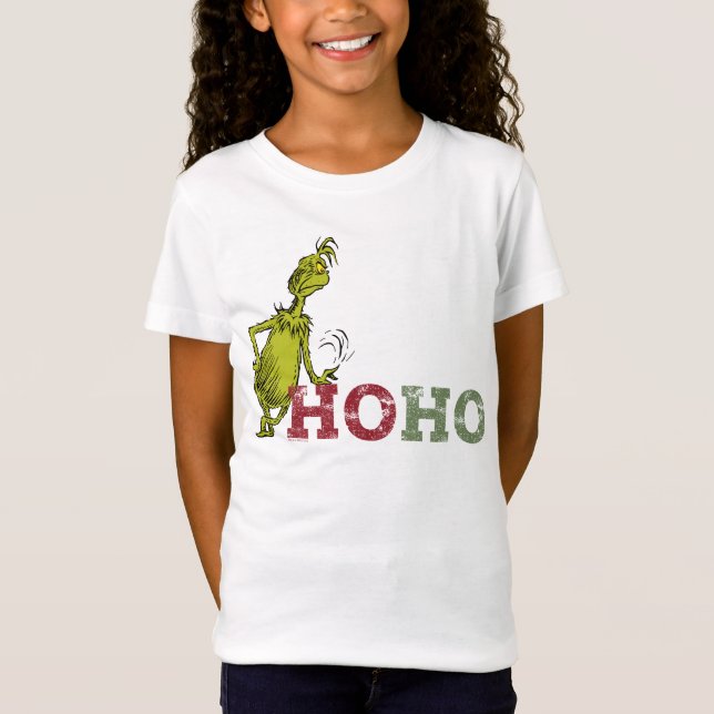Camiseta Grinch | Ho Ho Ho (Frente)