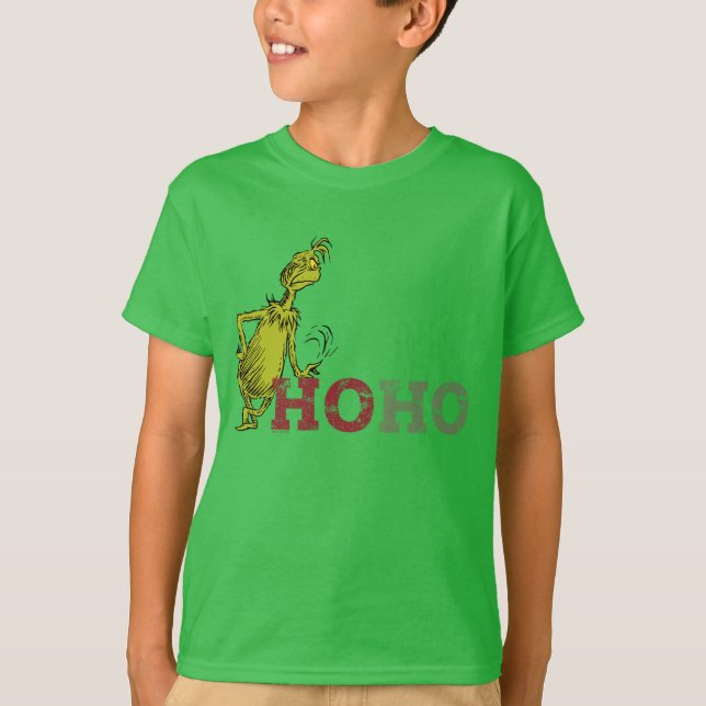 Camiseta Grinch | Ho Ho Ho (Frente)