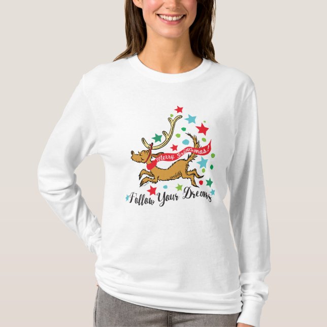 Camiseta Grinch | Max - Siga seus Sonhos (Frente)