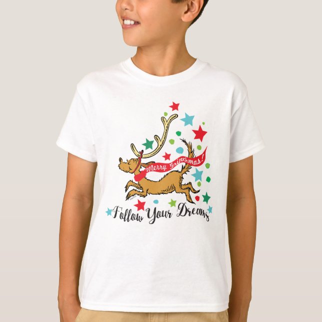 Camiseta Grinch | Max - Siga seus Sonhos (Frente)