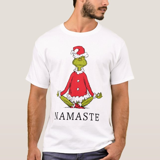 Camiseta Grinch | Namaste Papai Noel (Frente)